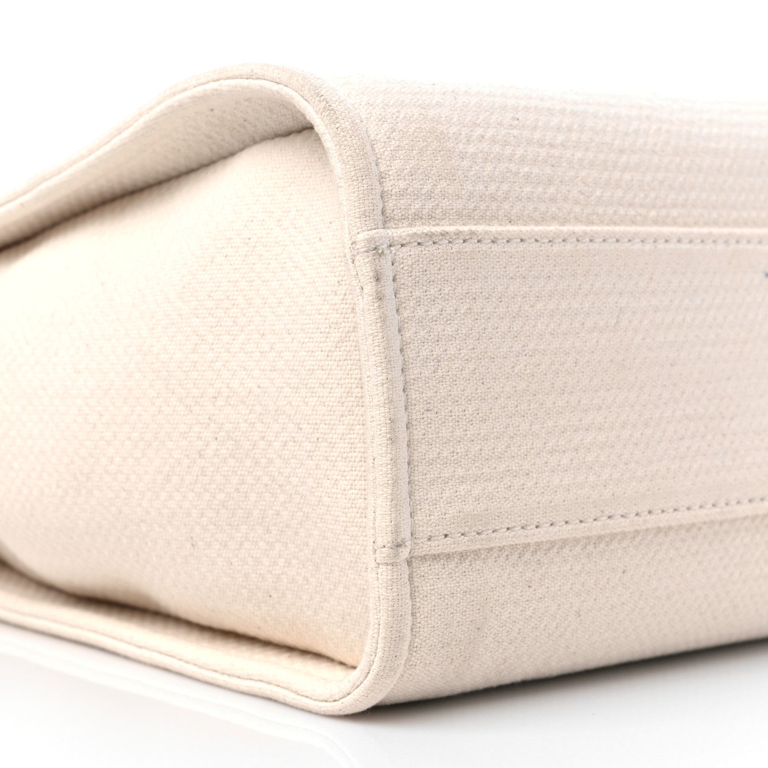 Chanel Mixed Fibers Small Deauville Tote White 9 of 13