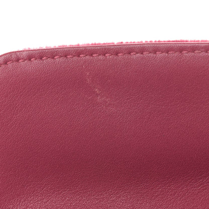 Gucci Velvet Matelasse Embroidered Mini GG Marmont Shoulder Bag Light Raspberry Rose 10 of 13