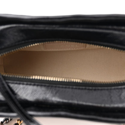 Chanel Rattan Calfskin Small Gabrielle Hobo Beige Black 5 of 11