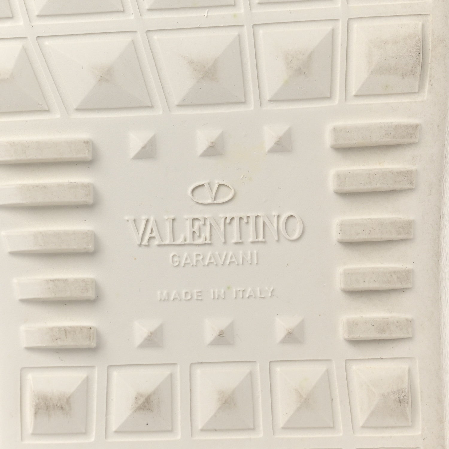 Valentino Garavani Calfskin Rockstud Untitled Open Sneakers 38.5 White 8 of 10