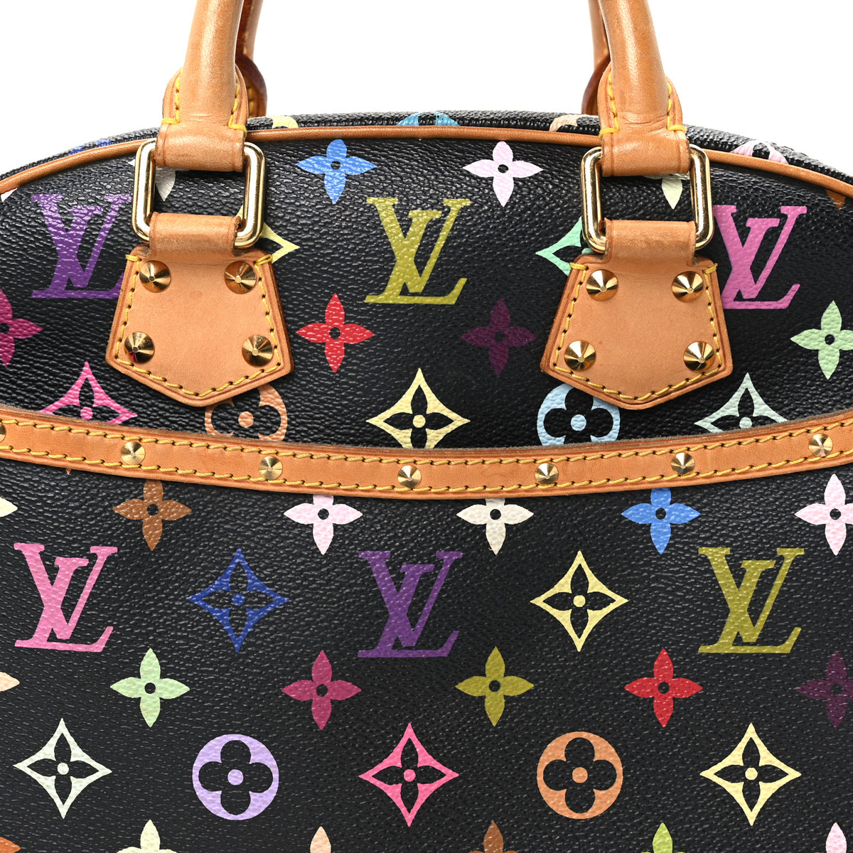Louis Vuitton Monogram Multicolor Trouville Black 6 of 8