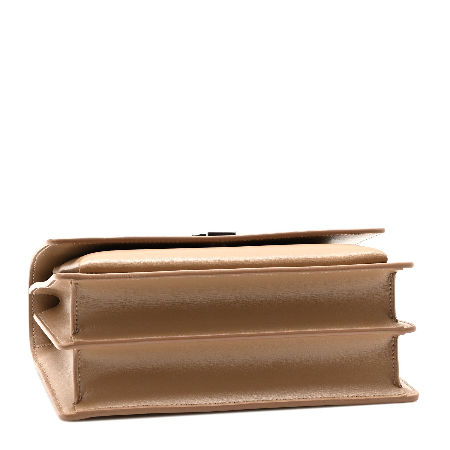 Saint Laurent Calfskin Medium Monogram Sunset Dark Beige 4 of 10