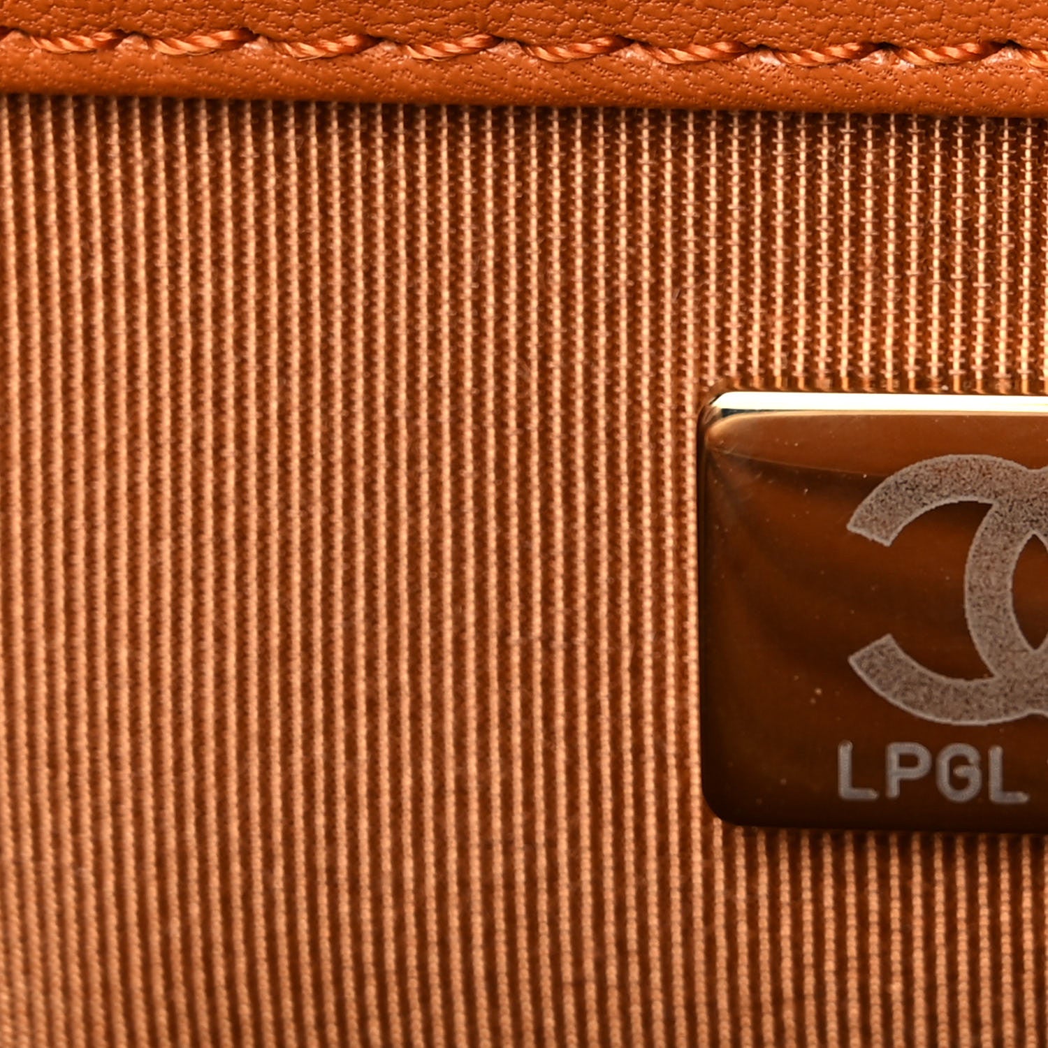 Chanel Lambskin Quilted Medium Chanel 19 Flap Light Brown 6 of 9