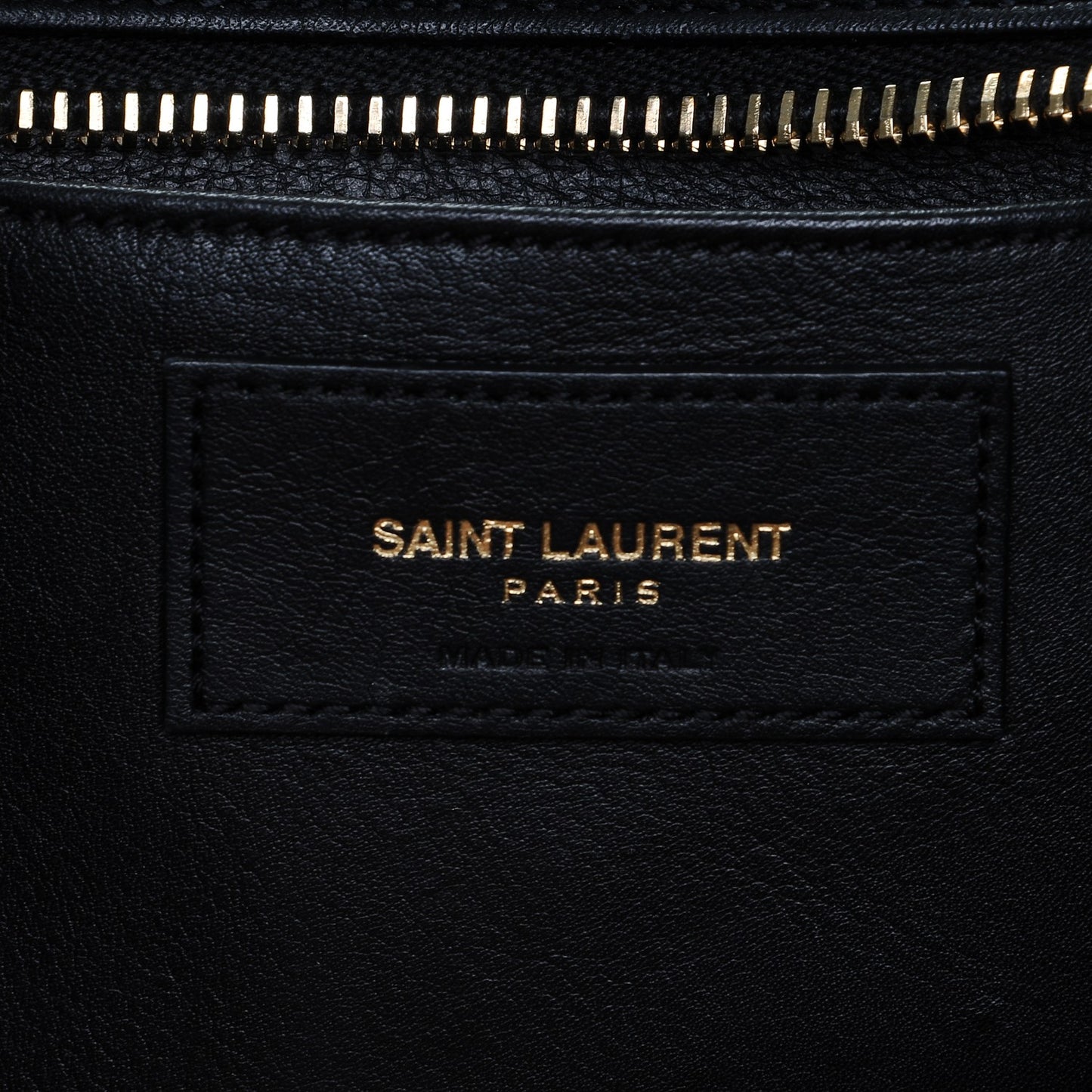 Calfskin Small Classic Y Cabas Black