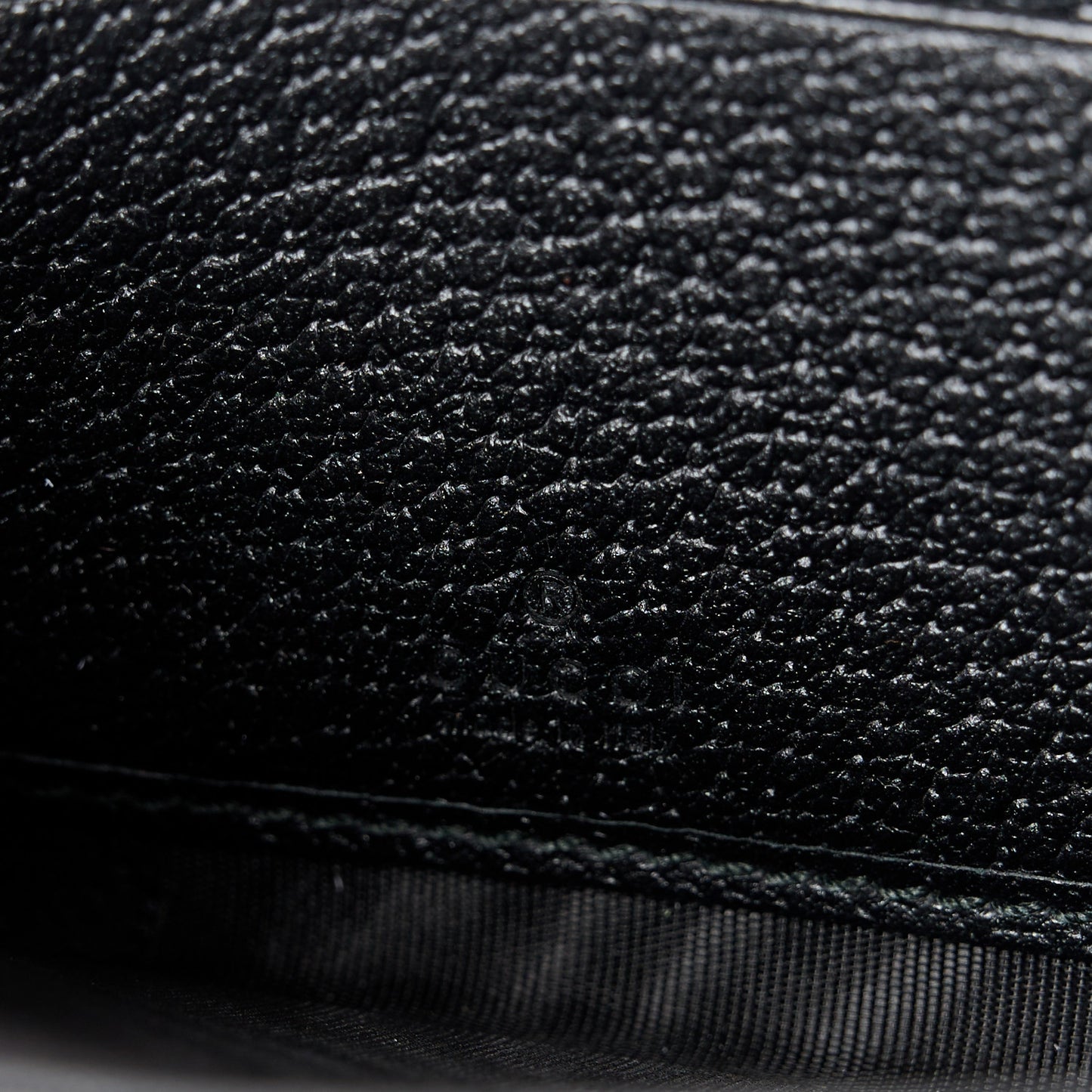 Calfskin Web Ophidia Zip Around Wallet Black