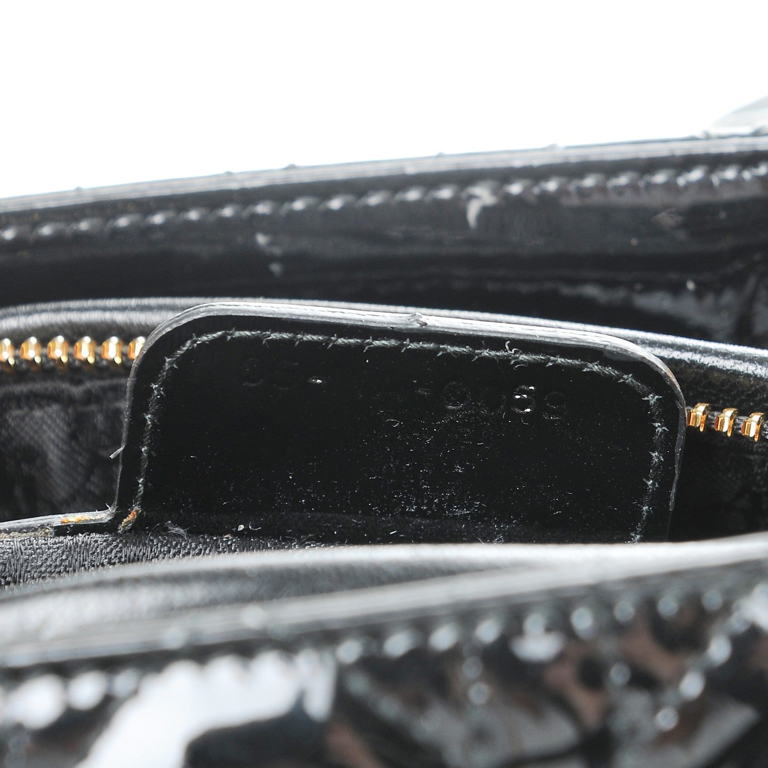 Christian Dior Patent Cannage Medium Lady Dior Black 7 of 12