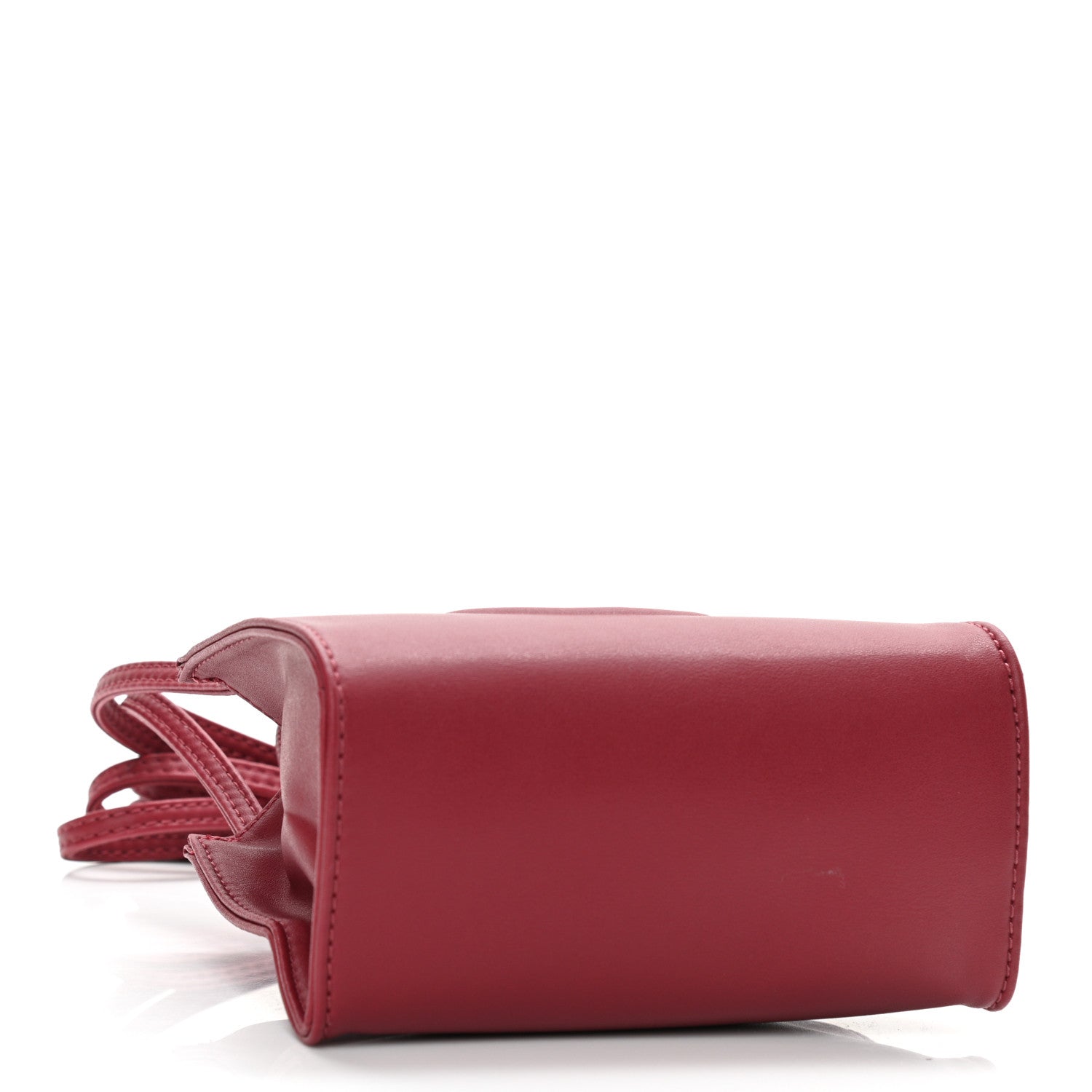 Telfar Vegan Leather Small Shopping Bag Oxblood 4 of 10