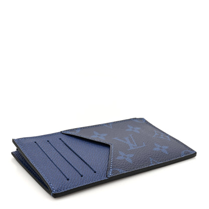 Louis Vuitton Taigarama Coin Card Holder Cobalt Blue 4 of 6
