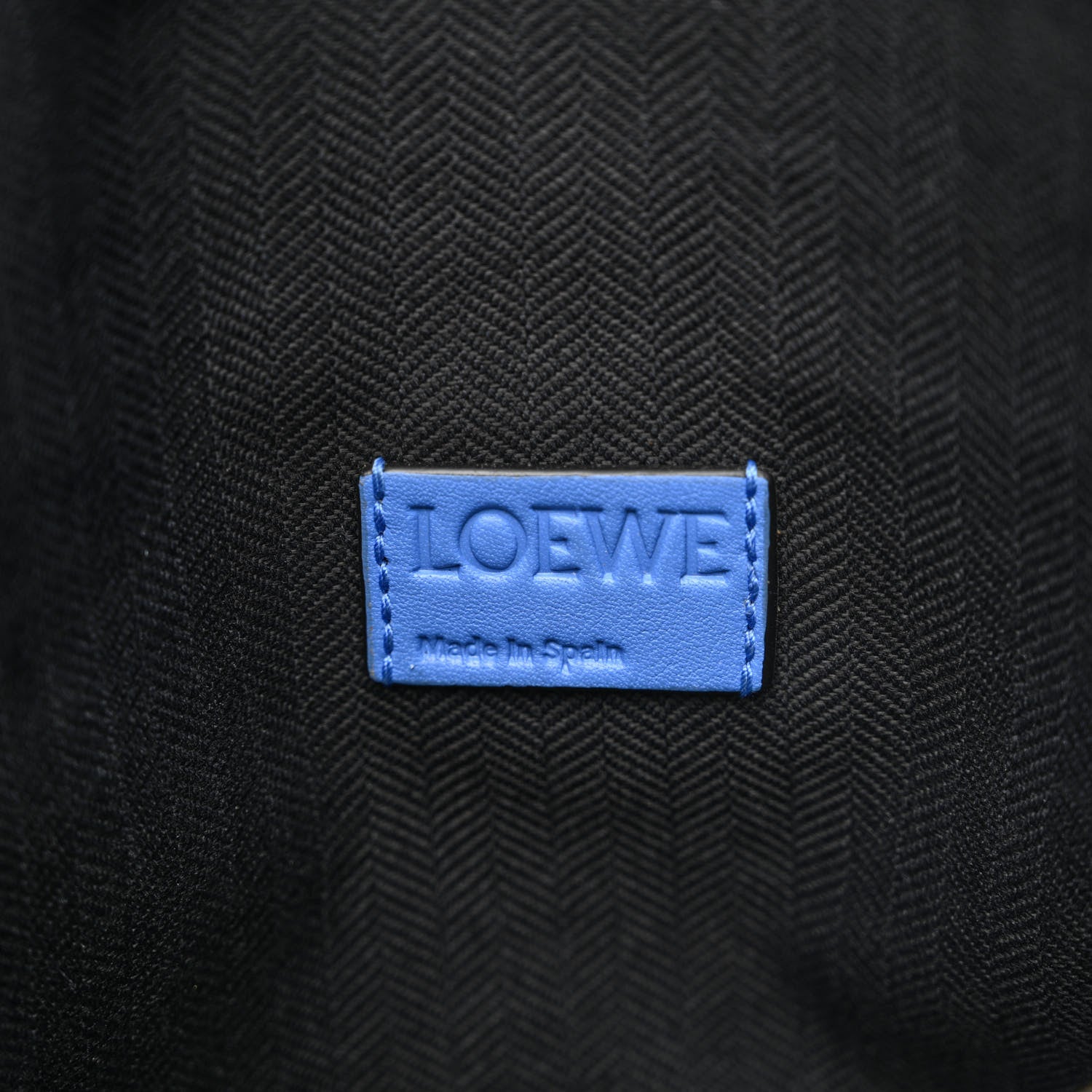 Loewe Calfskin T Pouch Bag Blue 6 of 13