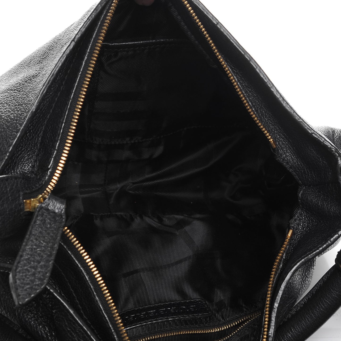 Buffalo Leather East West Tote Black