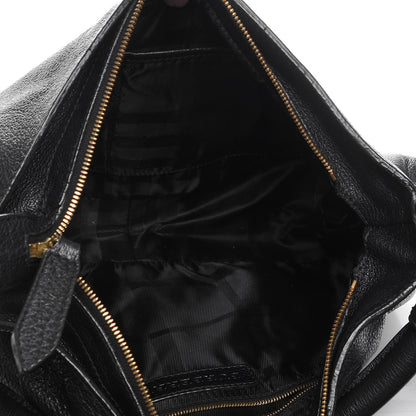 Burberry Buffalo Leather East West Tote Black 6 of 9