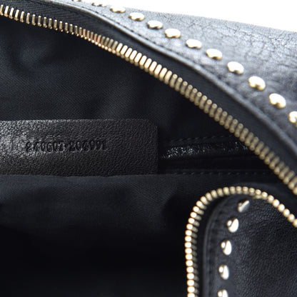 Alexander McQueen Calfskin Studded De Manta Clutch Black 7 of 11