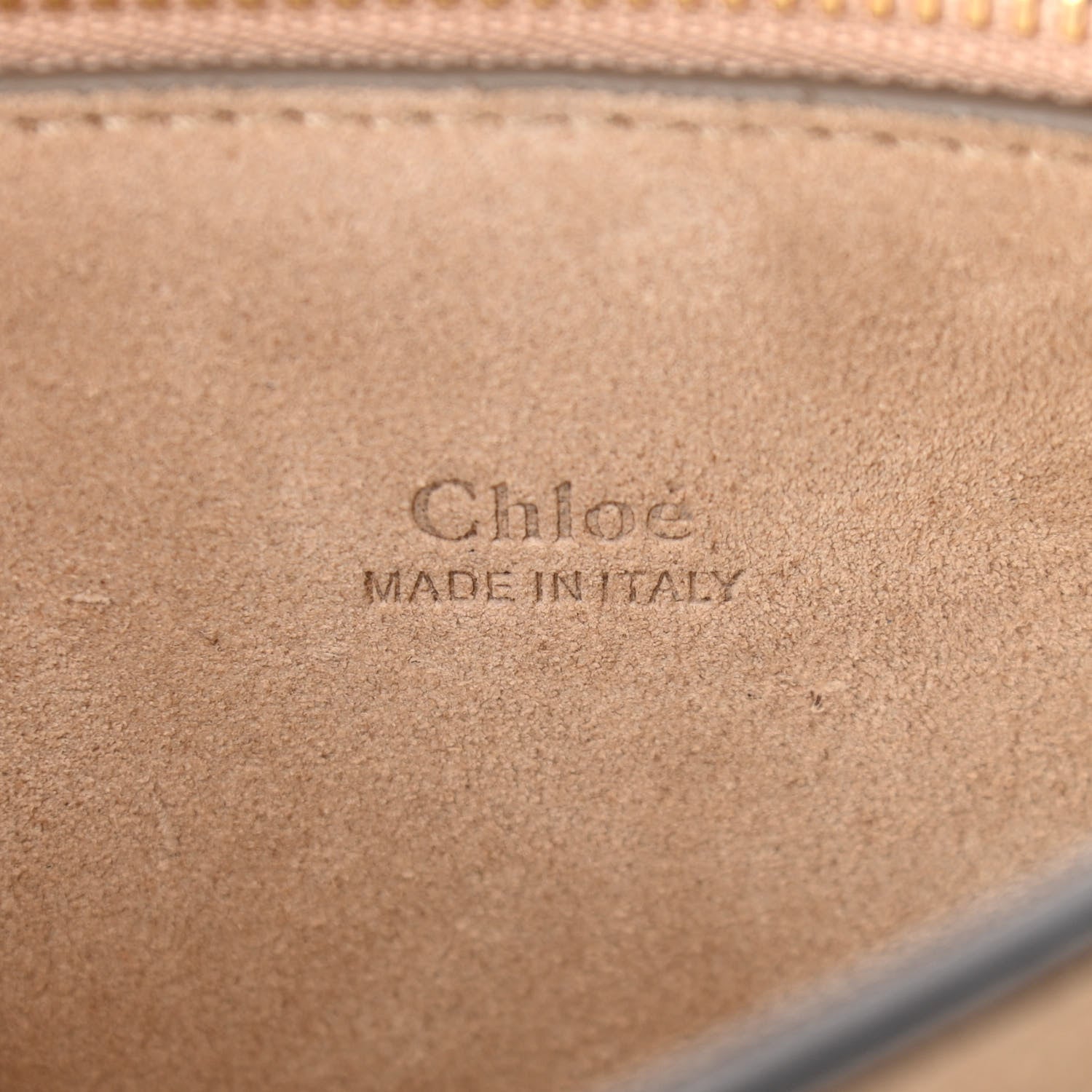 Chloe Suede Calfskin Small Faye Top Handle Bag Motty Grey 6 of 10