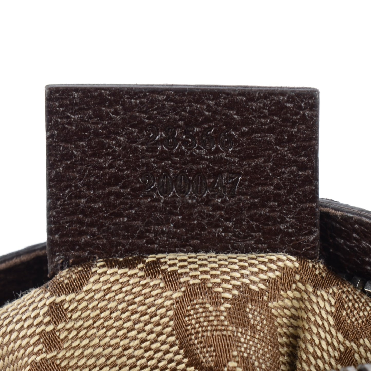 GG Monogram Double Pocket Belt Bag Dark Brown