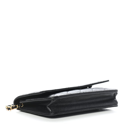 Chanel Caviar Quilted Wallet On Chain WOC Black 4 of 11