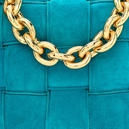 Bottega Veneta Suede Maxi Intrecciato Padded Chain Cassette Crossbody Bag Blaster 7 of 10