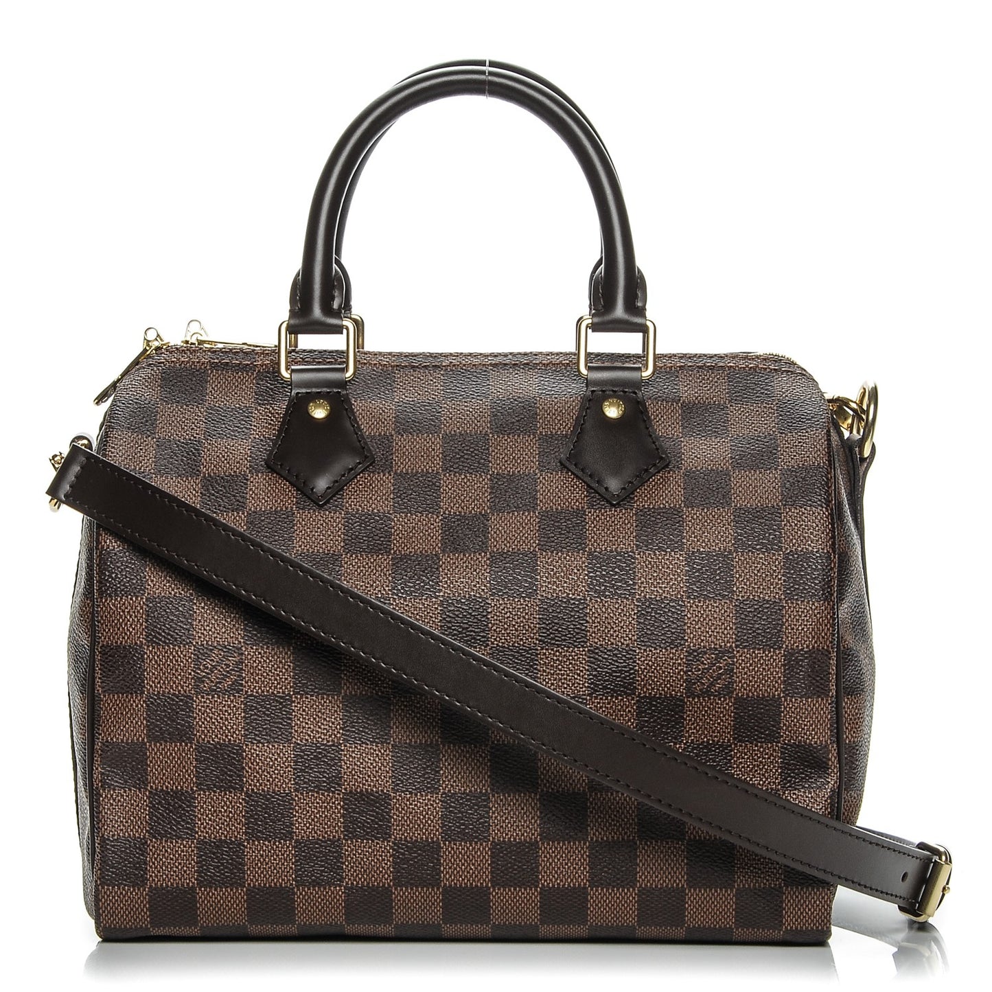 Damier Ebene Speedy Bandouliere 25