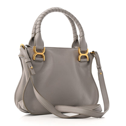 Chloe Calfskin Small Marcie Satchel Cashmere Grey 3 of 9
