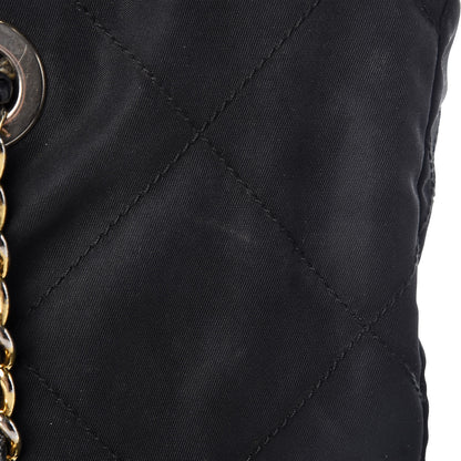 Prada Nylon Tessuto Impuntu Quilted Shoulder Bag Black 16 of 18