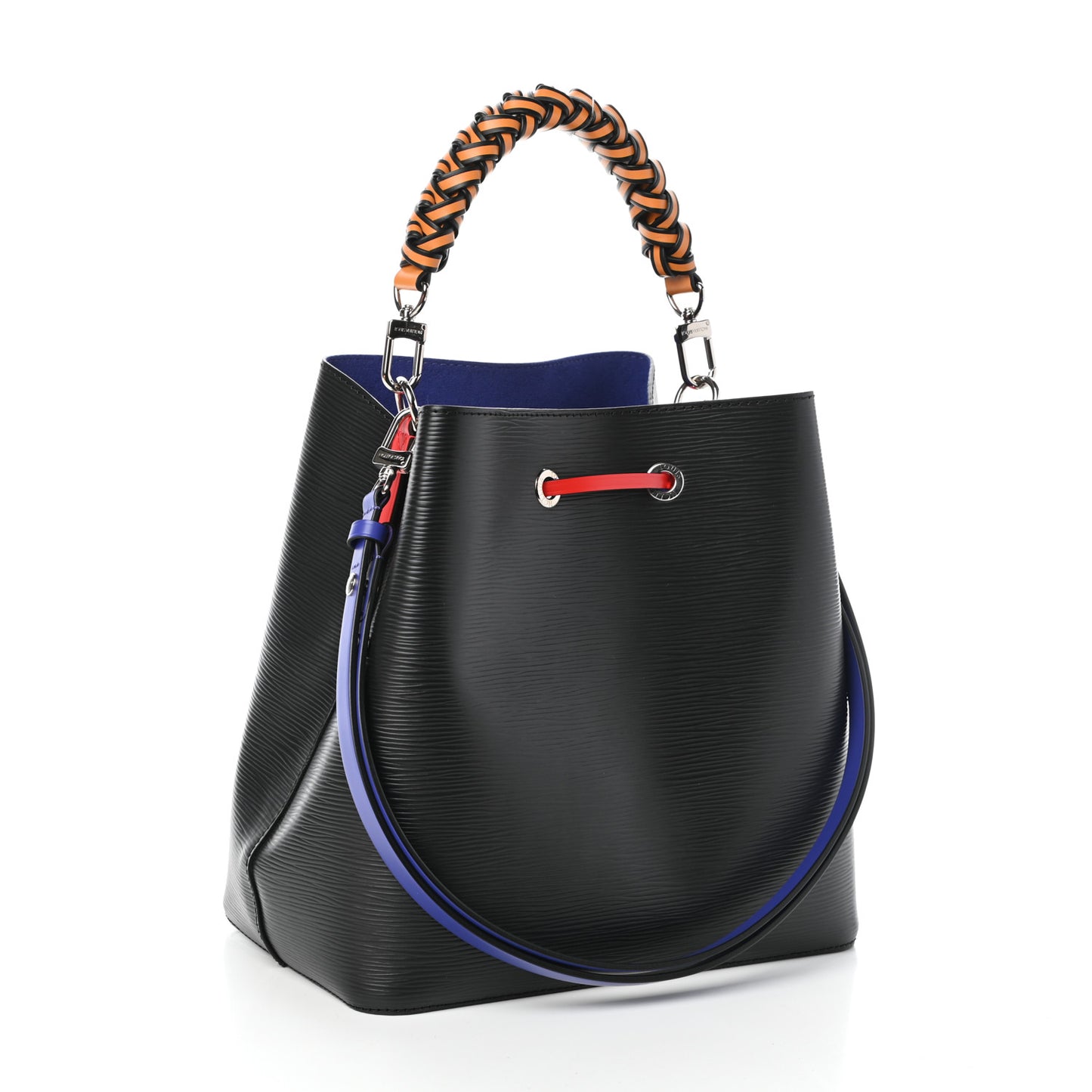 Epi Braided NeoNoe MM Black Indigo