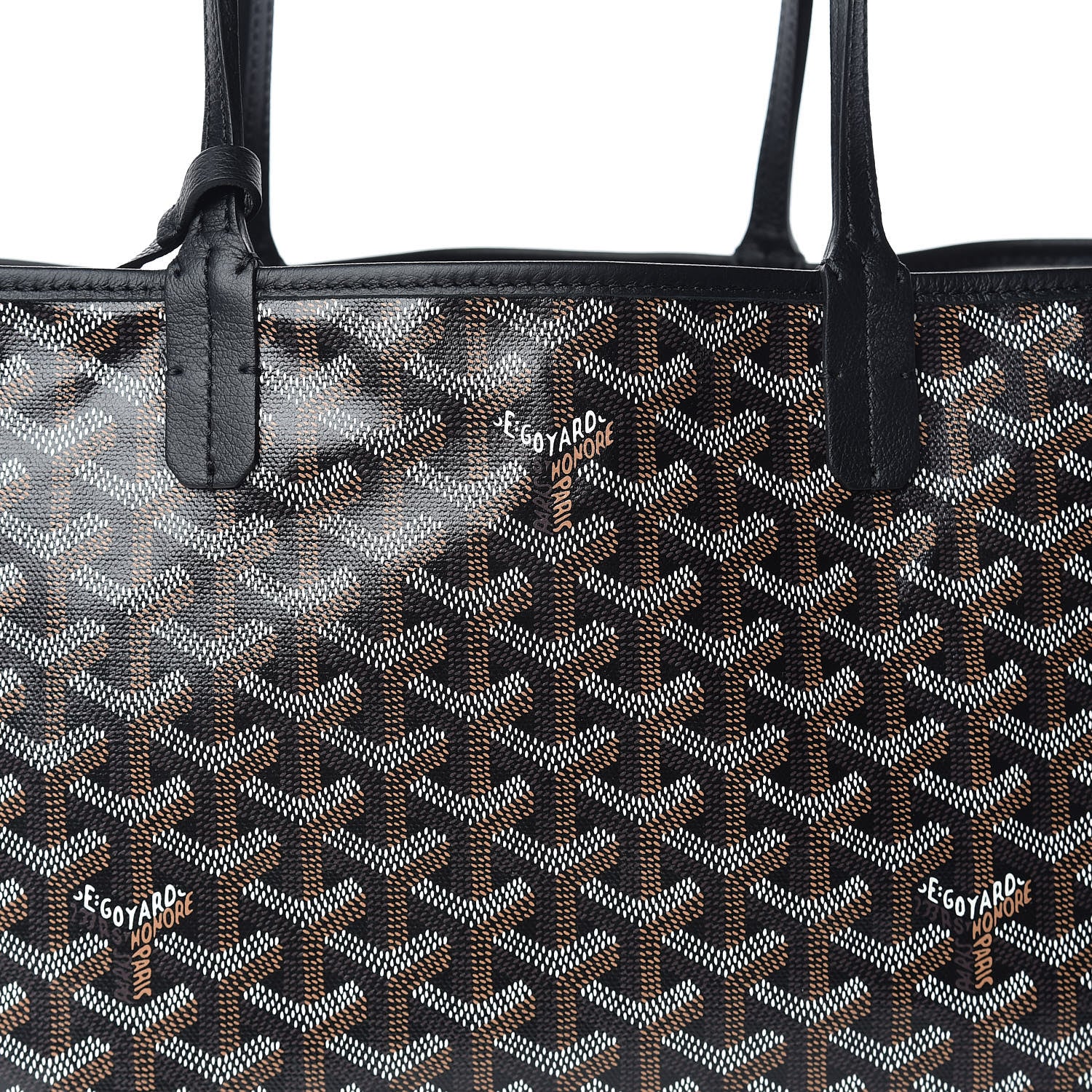 Goyard Goyardine Saint Louis PM Black 9 of 11