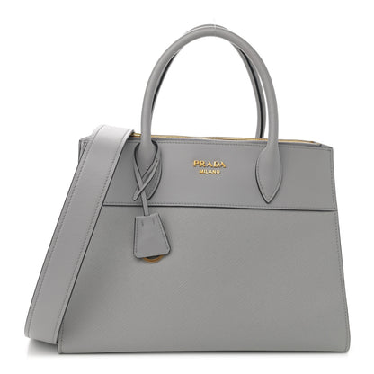 Prada Saffiano City Calfskin Paradigme Bag Nube 1 of 12