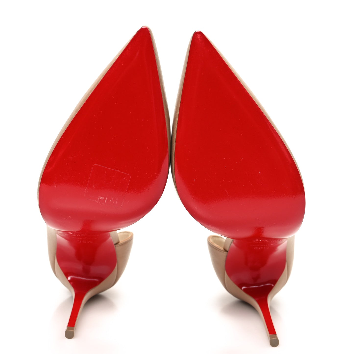 Shiny Nappa Iriza 100 Pumps 36.5 Nude