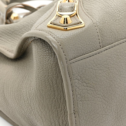 Balenciaga Chevre Gold Metallic Edge Hardware City Gris Taupe 10 of 13