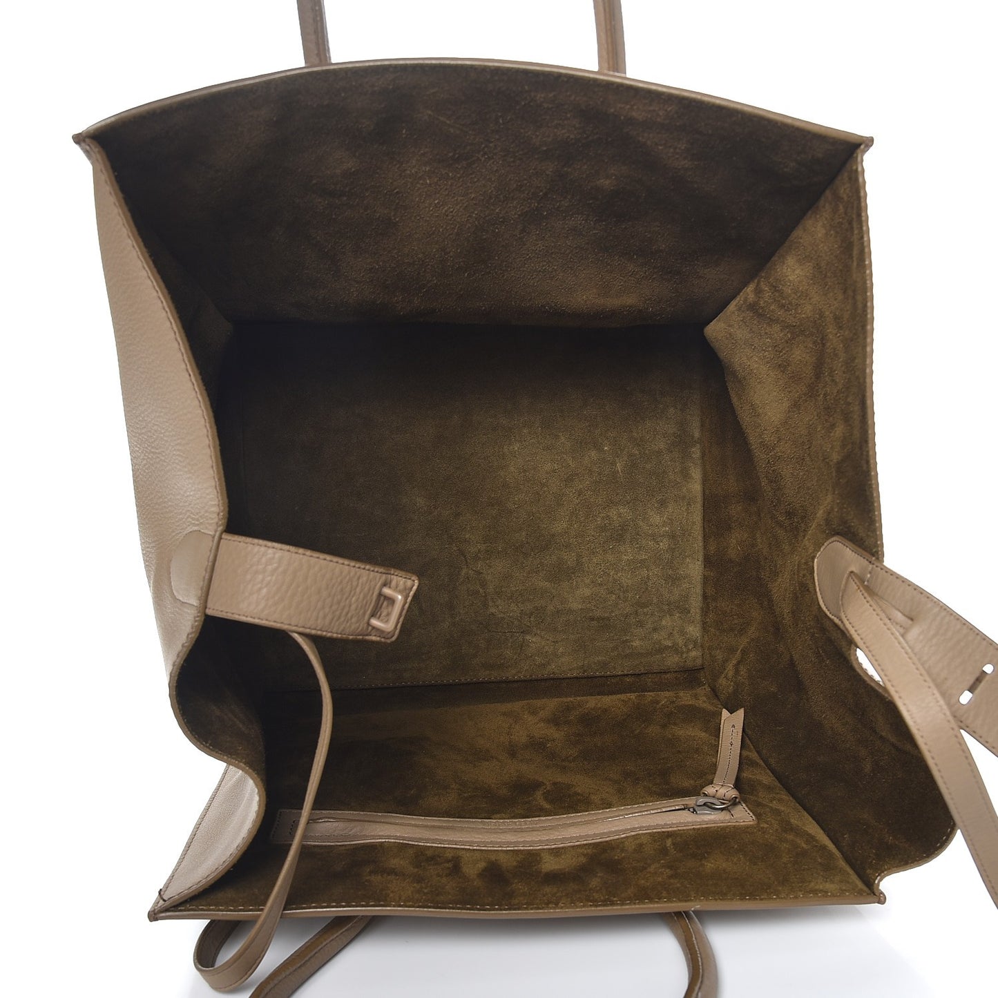Supple Calfskin Medium Phantom Luggage Taupe