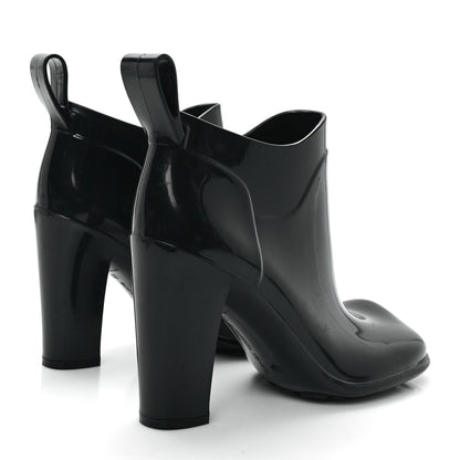 Bottega Veneta Rubber Shine Ankle Boots 37 Black 5 of 9