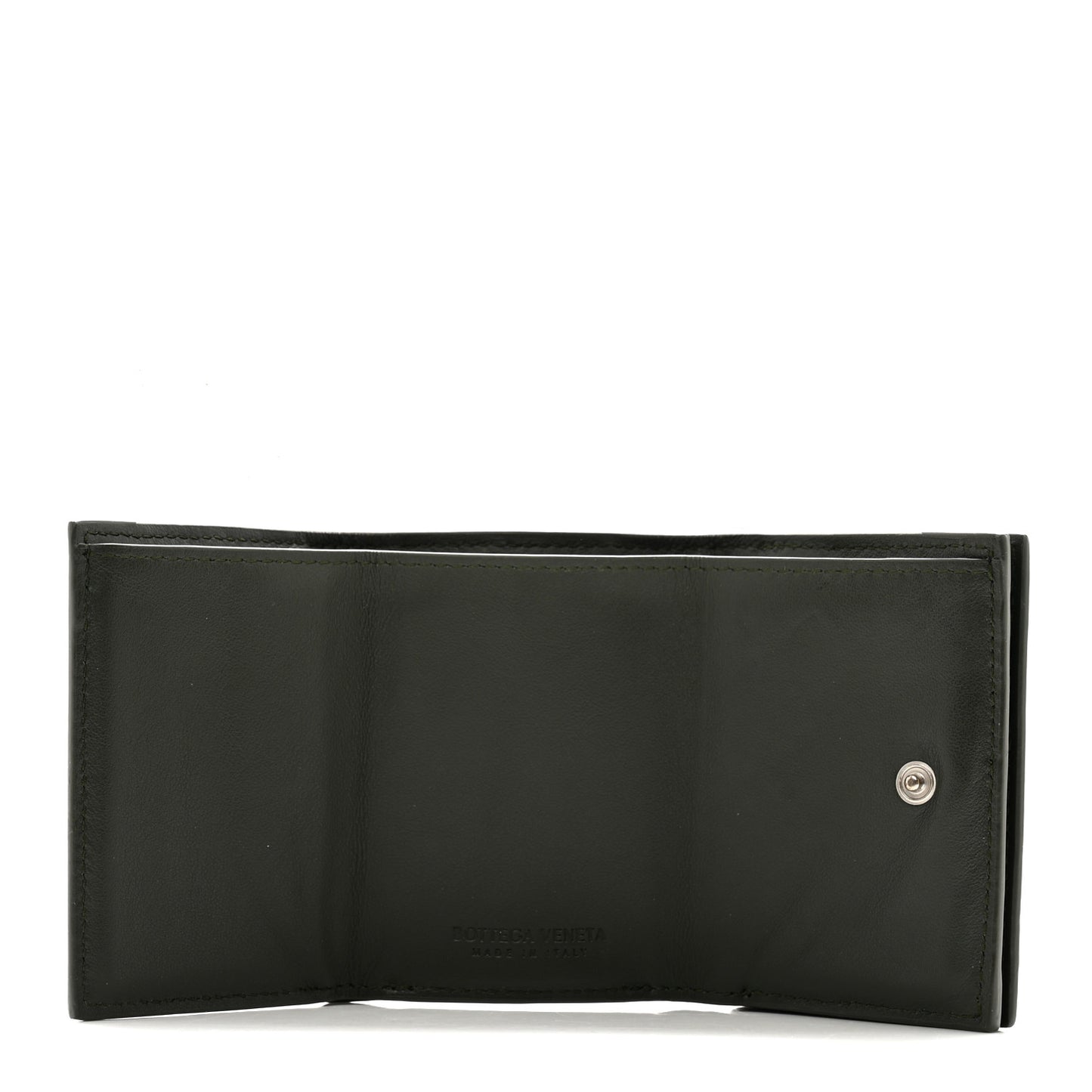 Nappa Intrecciato Trifold Wallet Camping
