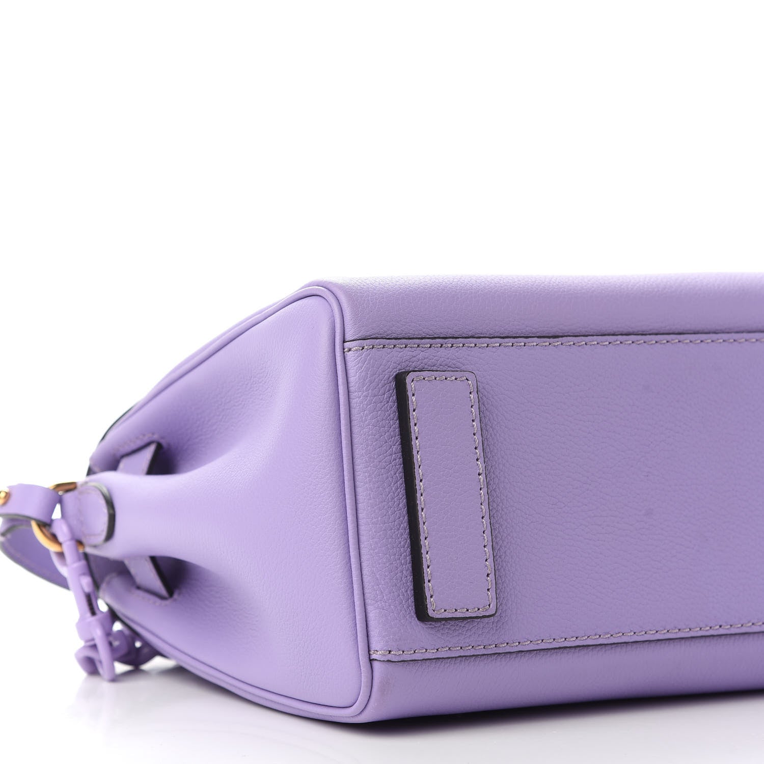 Versace Calfskin Medusa Small Top Handle Handbag Lilac 6 of 7