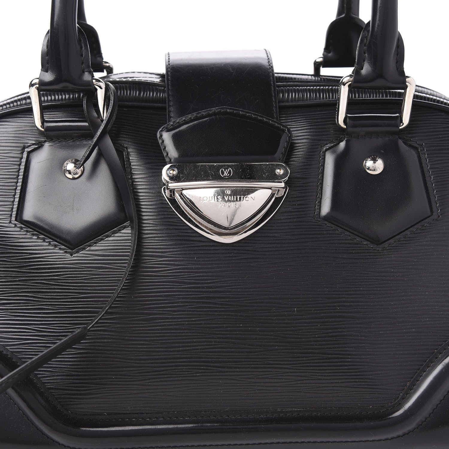 Louis Vuitton Epi Bowling Montaigne GM Black 9 of 9