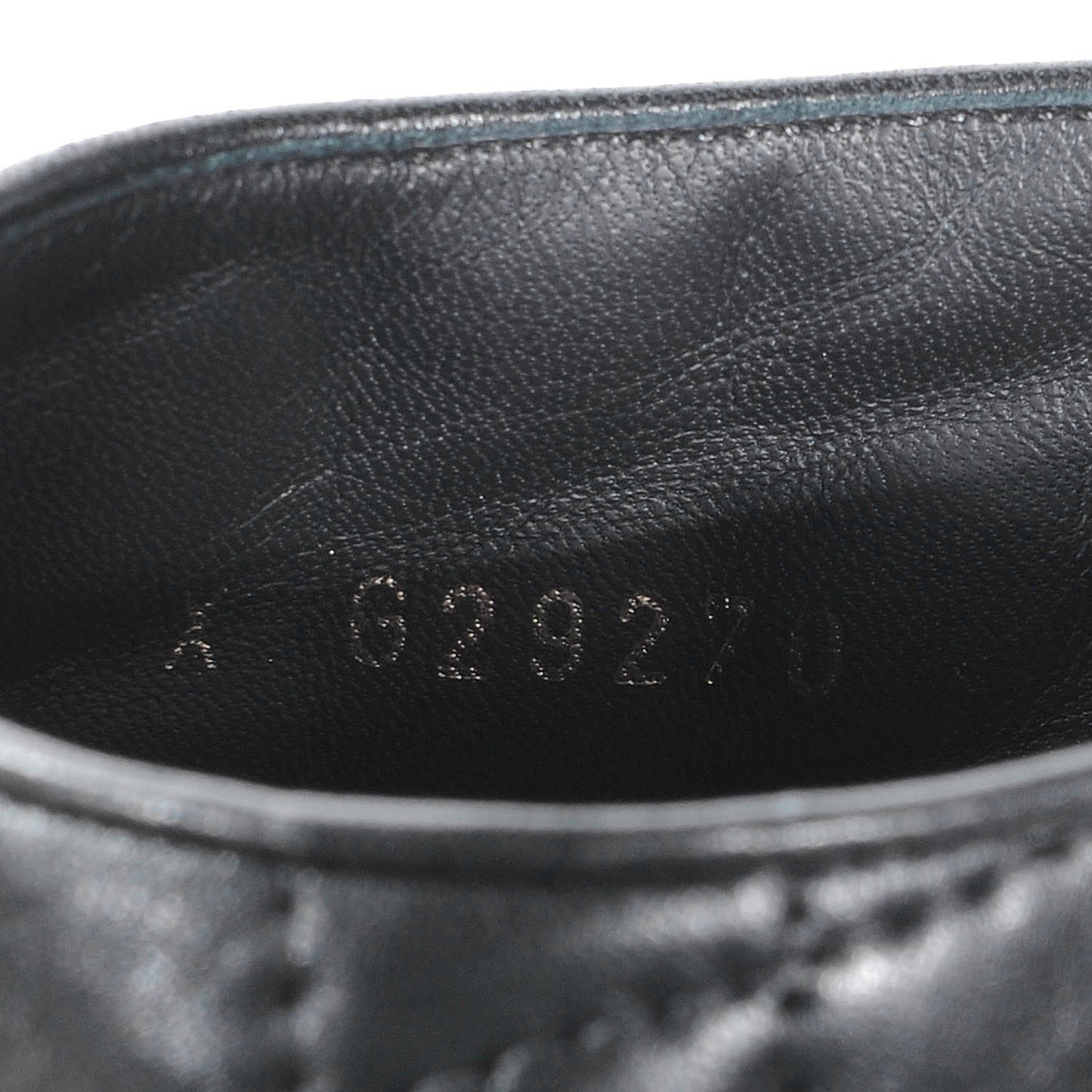 Leather Quilted Ankle Cap Toe Boots 37 Black