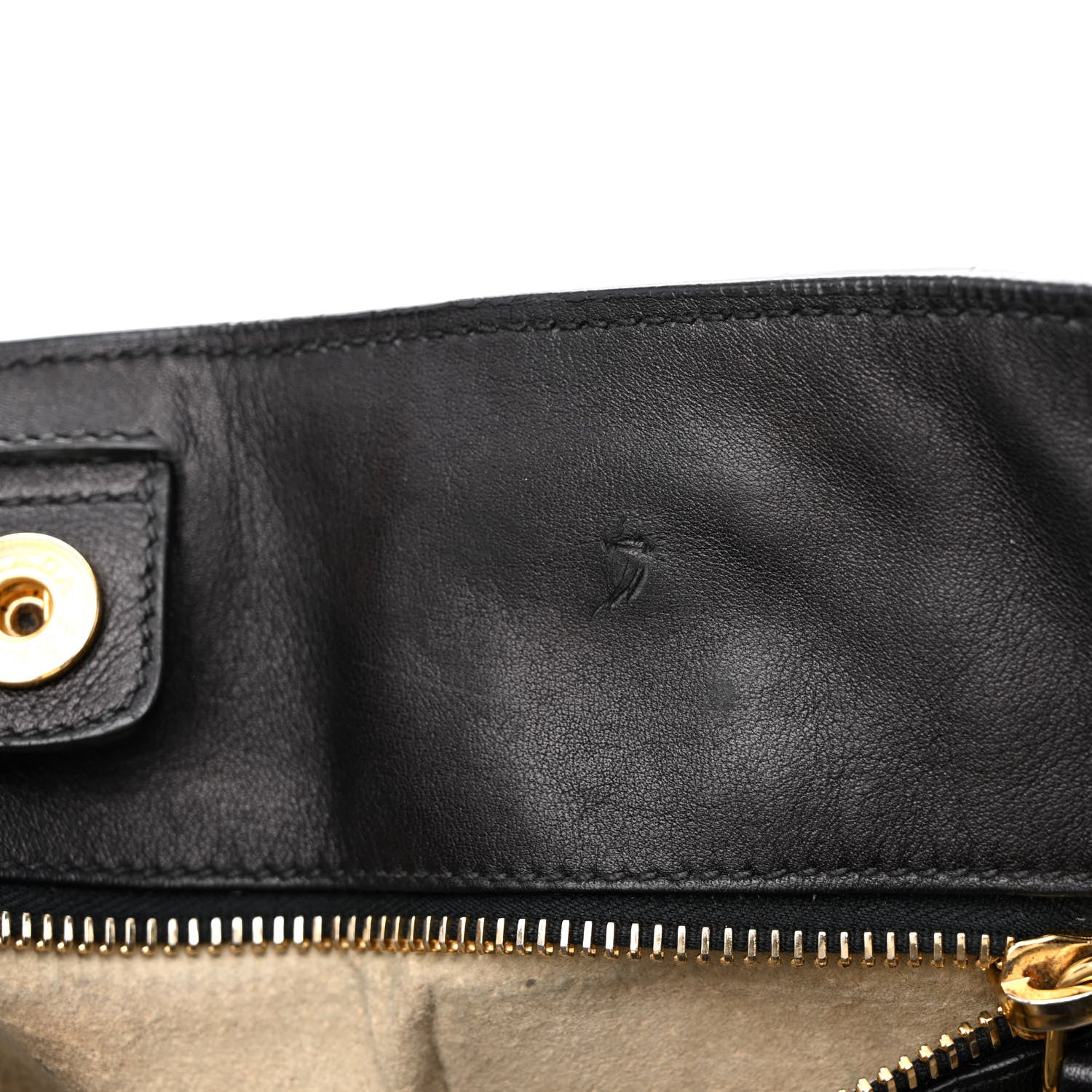 Prada Soft Calfskin Two Way Tote Black 20 of 27