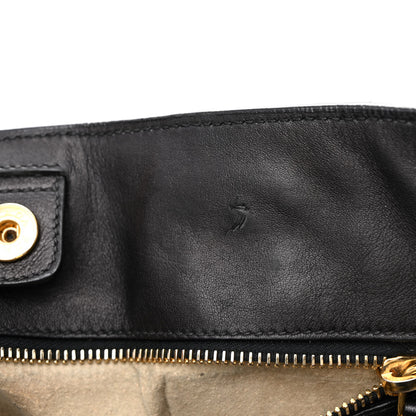Prada Soft Calfskin Two Way Tote Black 20 of 27
