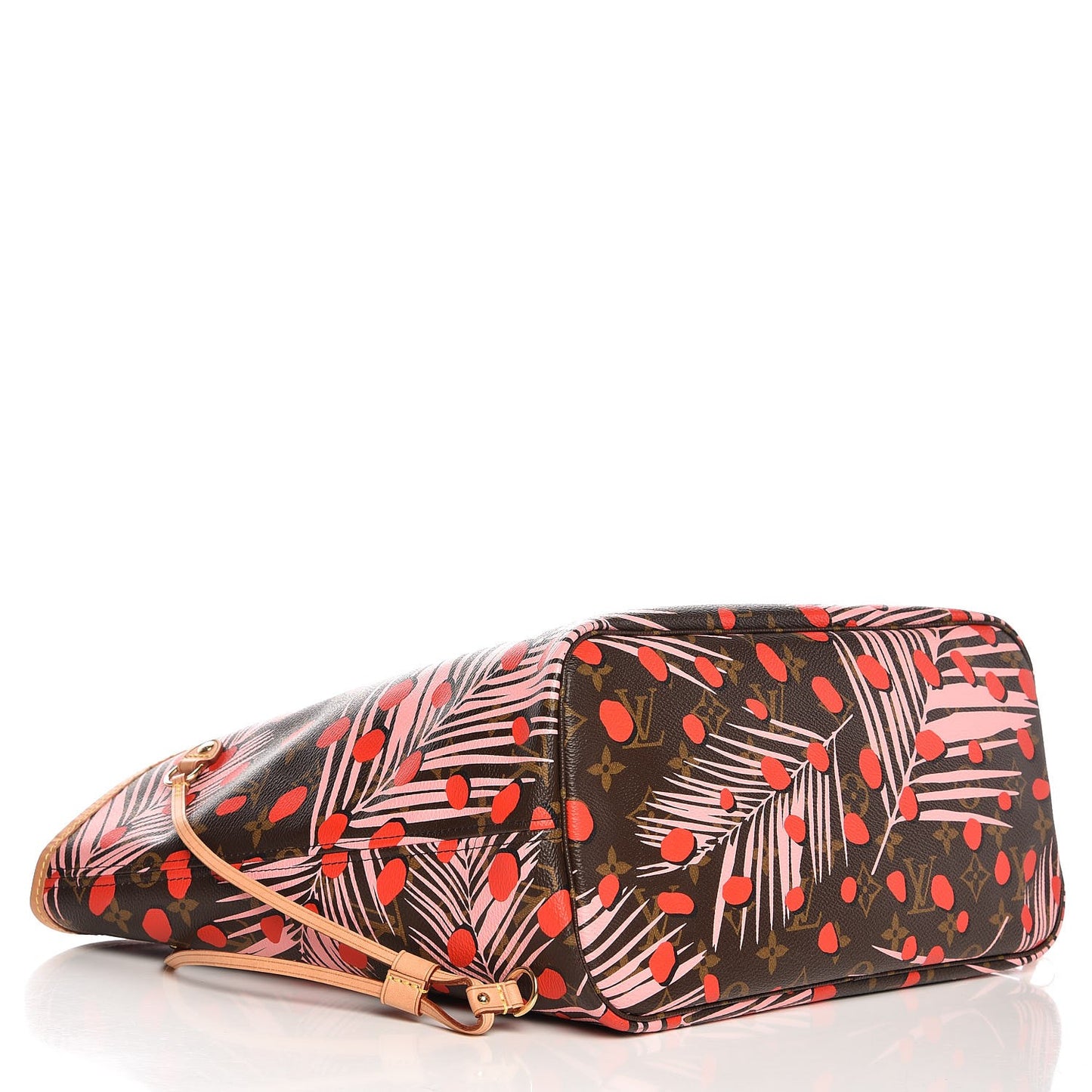 Monogram Jungle Dots Neo Neverfull MM Sugar Pink Poppy
