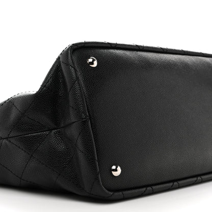 Chanel Grained Calfskin Large Shopping Fever Tote Black 10 of 14
