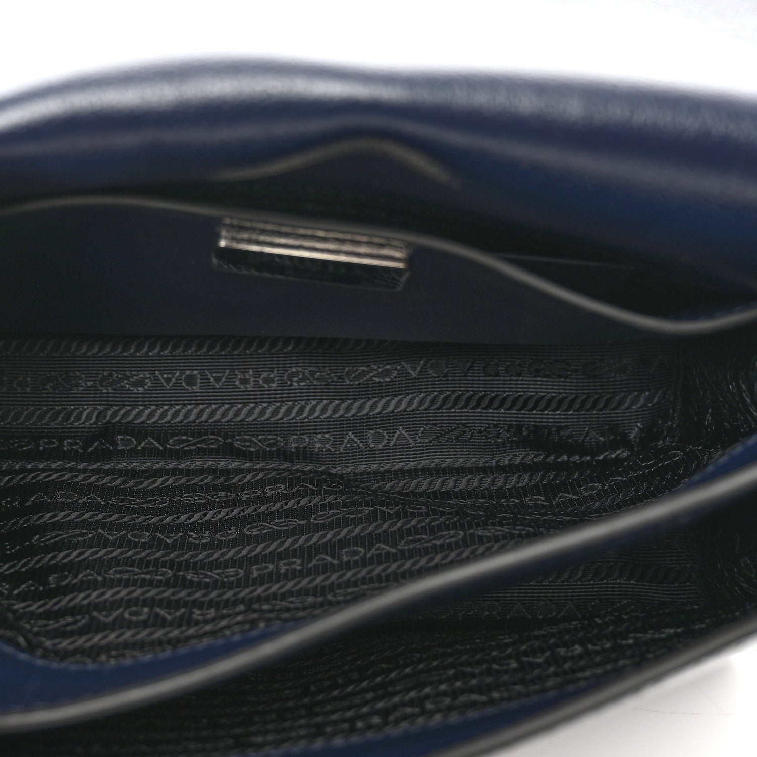 Prada Glace Calf Shoulder Bag Baltico 6 of 10