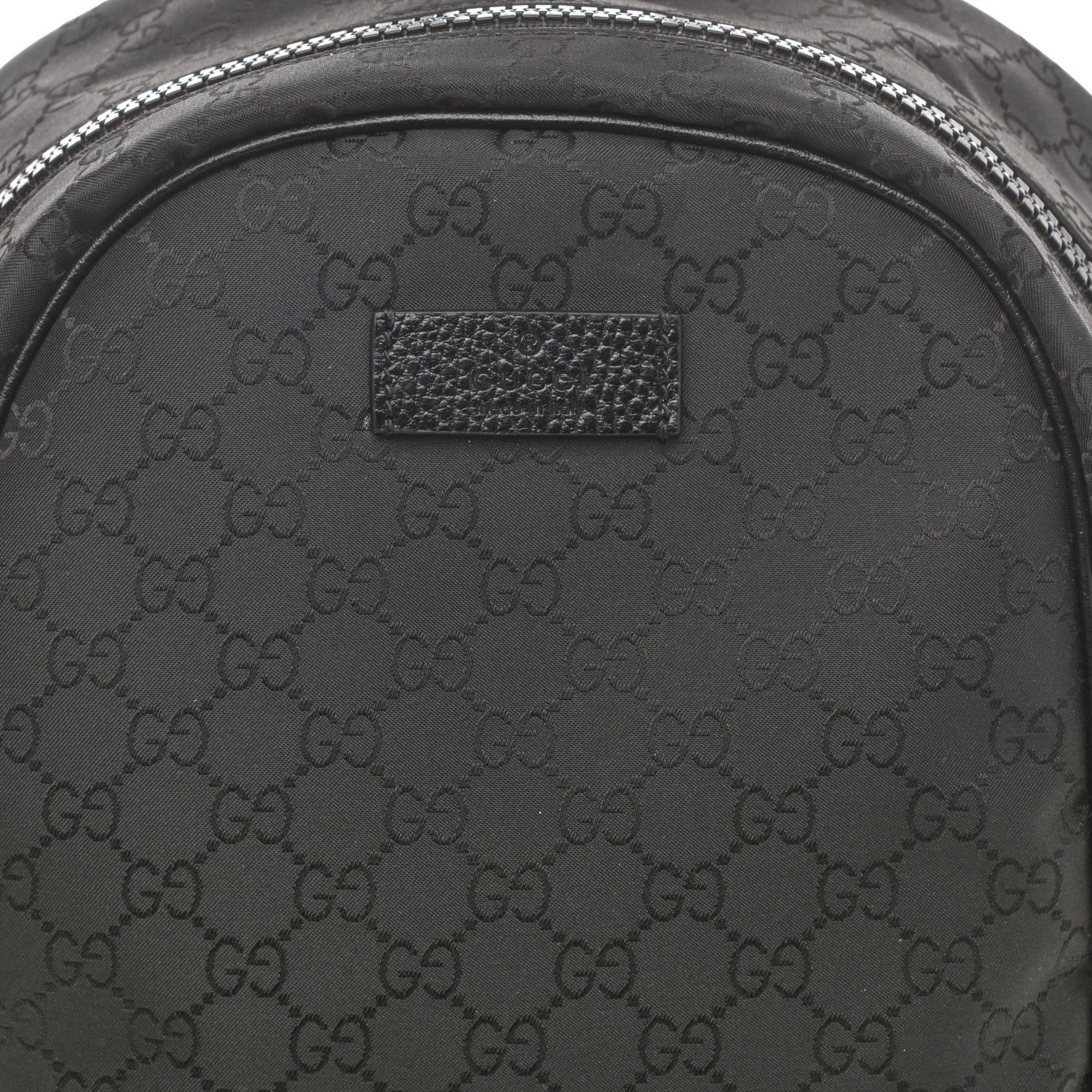 Gucci Nylon Monogram Slim Backpack Black 8 of 8