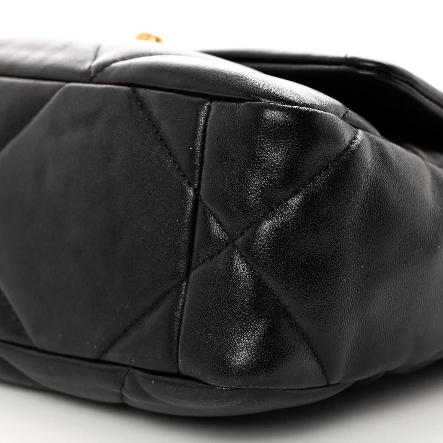 Chanel Goatskin Quilted Medium Chanel 19 Flap Black 10 of 10