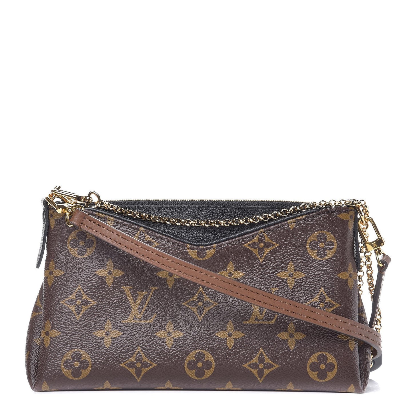 Monogram Pallas Clutch Black