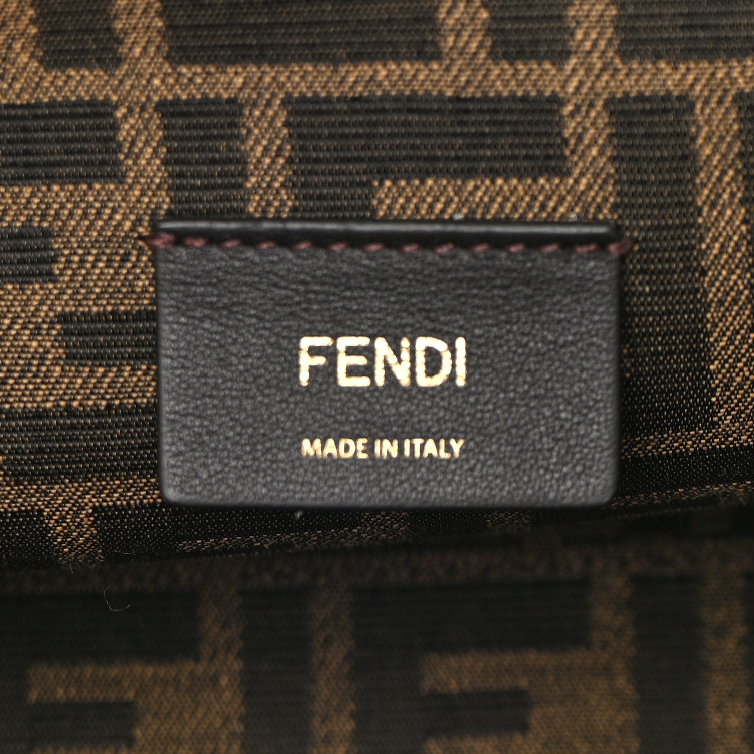 Fendi Shiny Nappa Small Fendi First Black 6 of 10