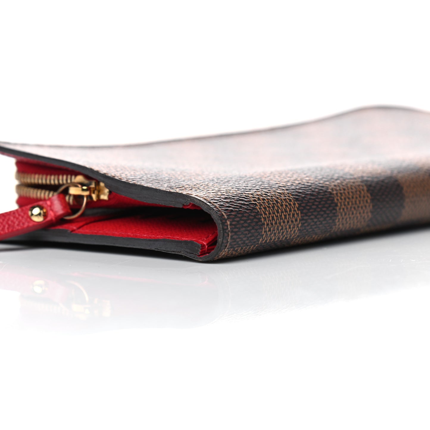 Damier Ebene Insolite Wallet Red