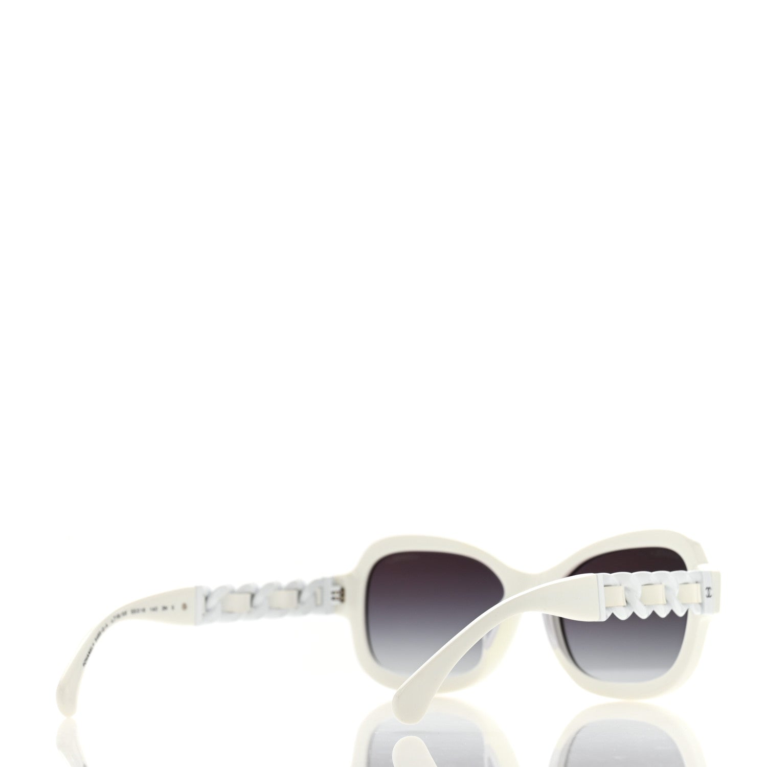 Chanel Acetate Chain Sunglasses 5465-Q White 4 of 8