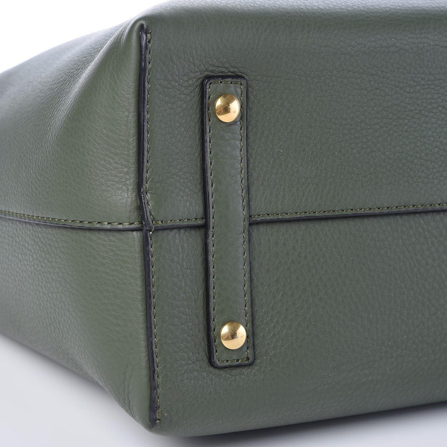 Soft Grain Calfskin Medium Belt Bag Sage Green