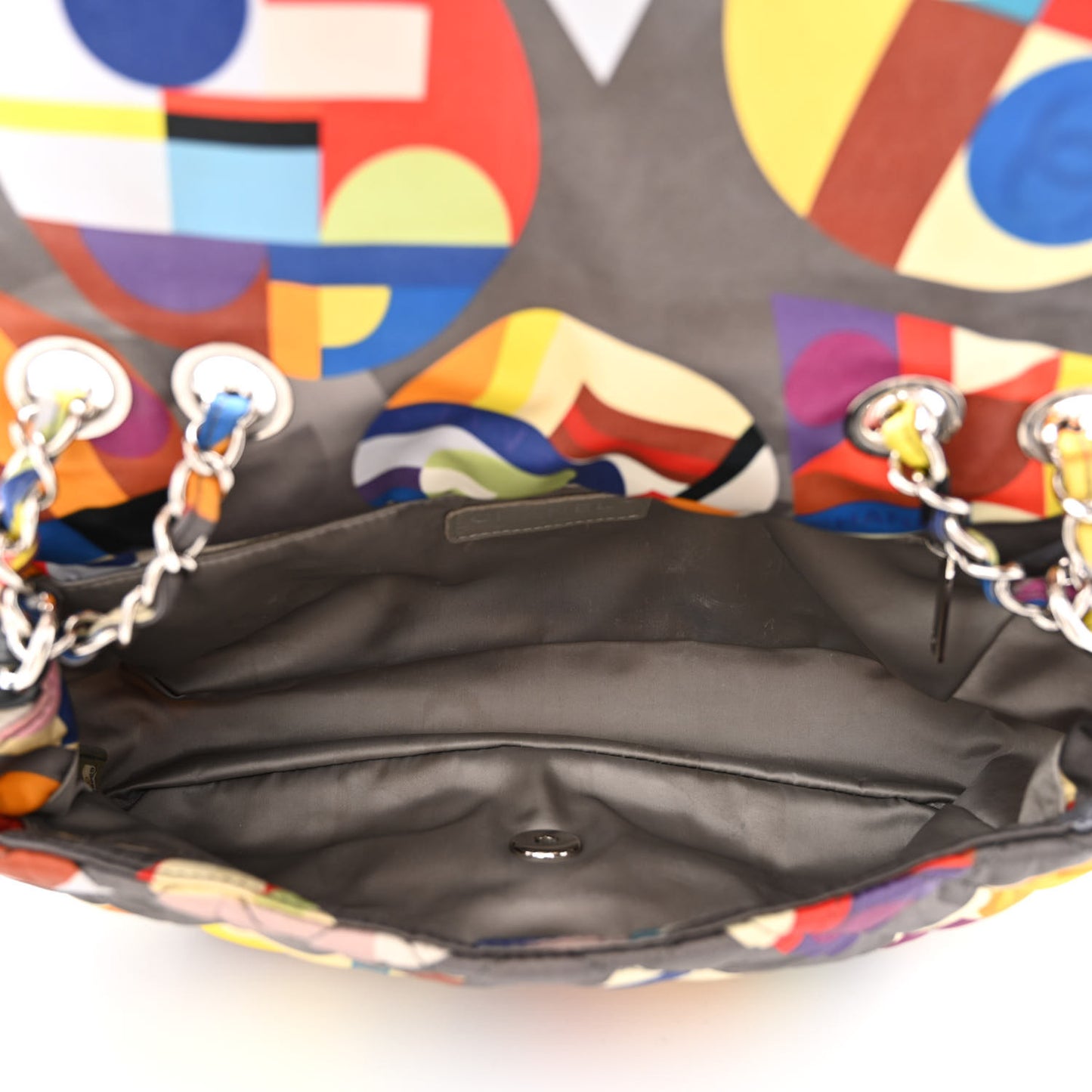 Nylon Printed Medium Coco Color Flap Multicolor