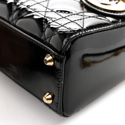 Christian Dior Patent Cannage Mini Lady Dior Black 13 of 13
