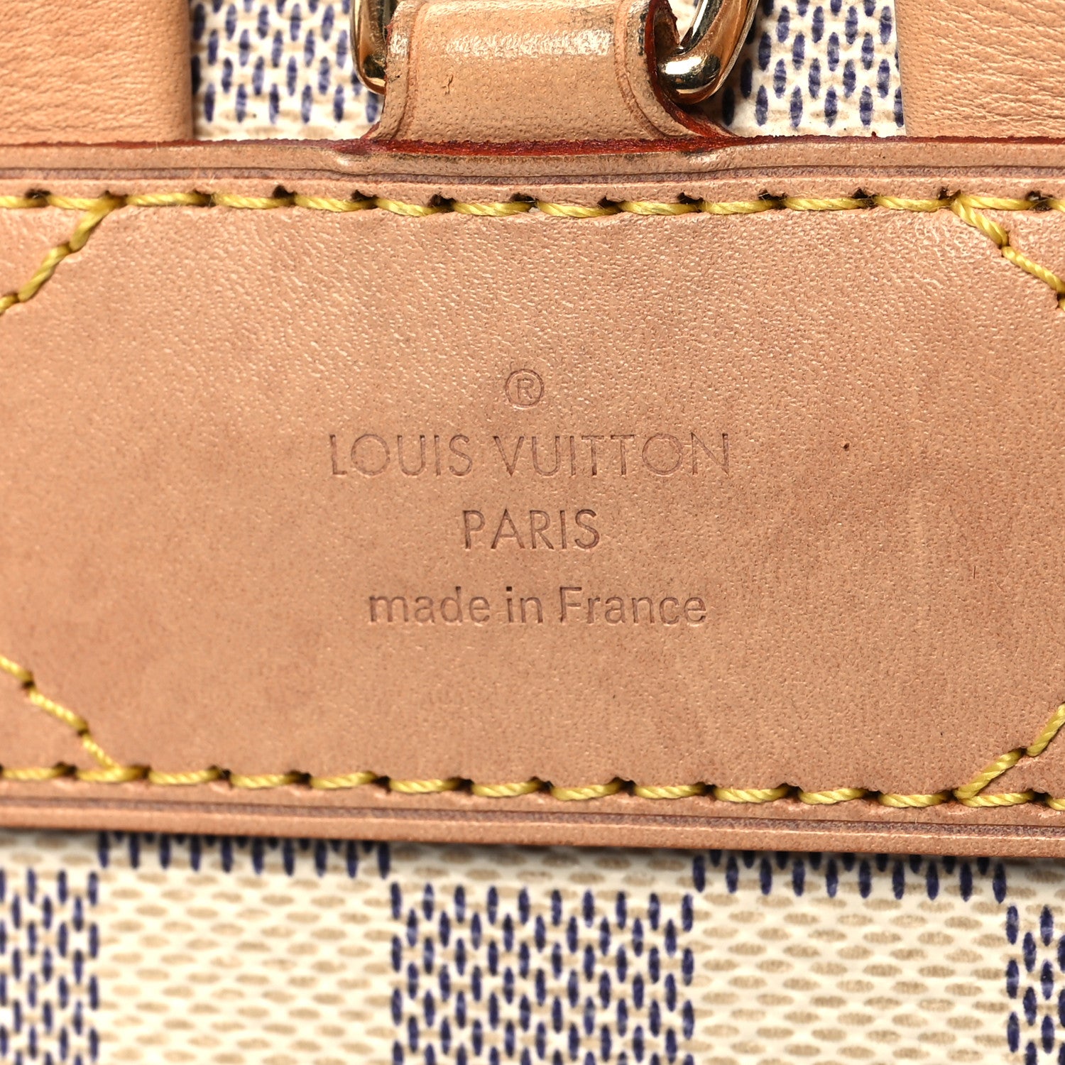 Louis Vuitton Damier Azur Sperone BB Backpack 6 of 9