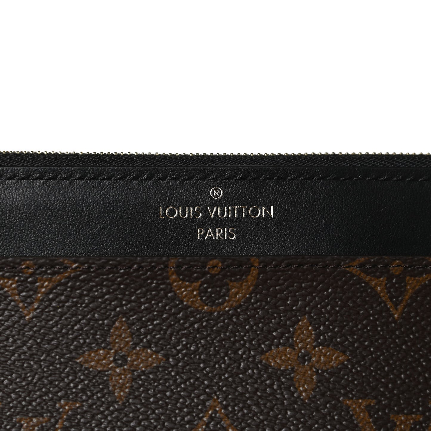 Monogram Slim Purse Black